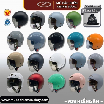 MẪU NÓN 709 KÍNH ÂM 