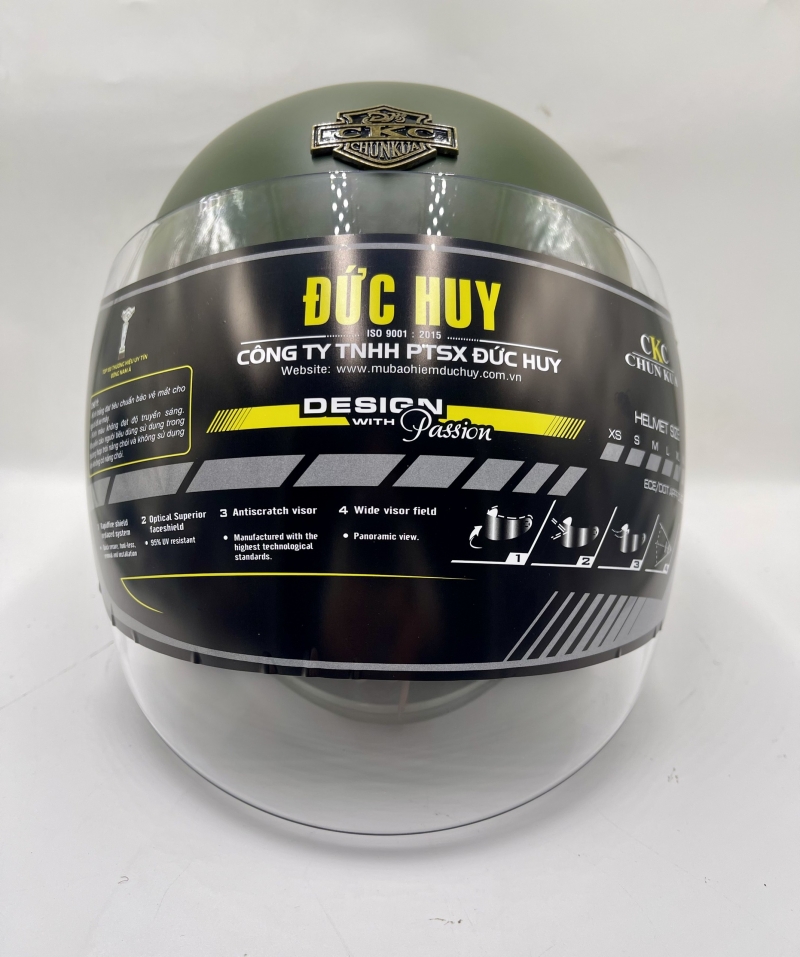 MẪU NÓN BẢO HIỂM 268 KIẾNG CKC LÓT RỜI 