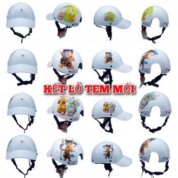 MŨ BẢO HIỂM KẾT LỖ TEM MỚI 
